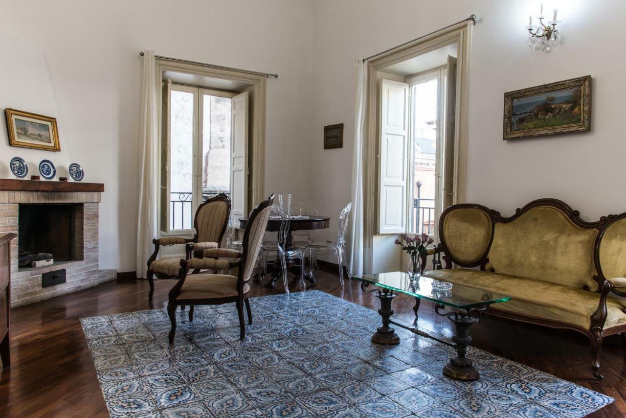 פלרמו Appartamento Palazzo Pace Al Cassaro מראה חיצוני תמונה